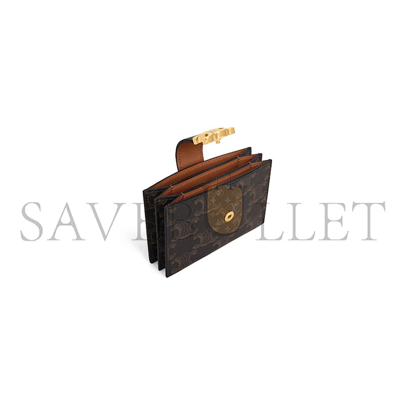Ce1i*e accordeon card holder nino in triomphe canvas 10n842cqh.04lu (11*7*2.5cm)